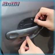 SUQI 8Pcs Car Door Handle Decal Universal Transparent Protective Cover Film