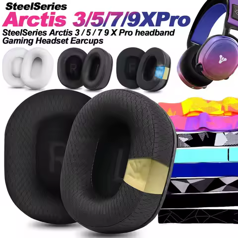 Earphone pads For Steelseries Arctis 1/3/5/7X/7P/9/9X/PRO Arctis Prime Head Band Belt Strap replacem