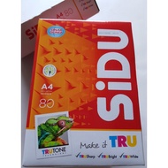 Sidu 80g A4 photocopy print paper