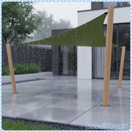 [BaosityMY] Triangle Sun Shade Sail Sunshade Triangular Shade Sail Long-Lasting Weather Cover for Ga