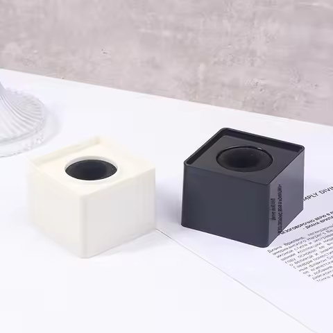 1Pc Square Microphone Flag Mic Station Cube Interview Box Holder Reporter Decor Flags News Accessori