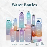 2000ML/900ML/750ML/500ML/300ML Water Bottle with Straw Large Capacity Tumbler
