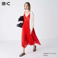 全新 uniqlo 細肩帶洋裝 M 原價1490元 百褶裙 女生洋裝 裙子