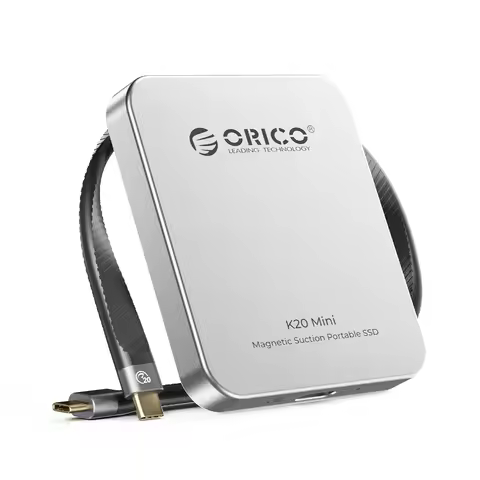 ORICO K20Mini Magnetic External SSD for iPhone 16 15 Pro/Max ProRes 2000MB/s 4K ProRes HDR Record an