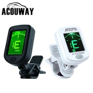 Acouway Guitar Tuner ukulele tuner Clip-On Chromatic tuner/ Guitar Tuner Ukulele Tuner Chromatic Tun