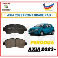 AXIA 2023 FRONT BRAKE PAD - MADE IN MALAYSIA BREK DEPAN