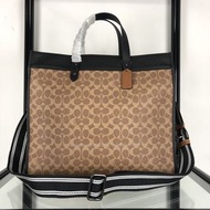 🎀Brand New Free Shipping💙Coach C7674 40 托特包 手提包 手袋 斜挎包 單肩包｜Color 卡其色｜Size 40x40x20 cm（超大 请看好尺寸）💙配件全齊