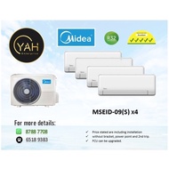 MIDEA Inverter System 4 (5 ticks) AIRCON 9K BTU WITH INSTALLATION