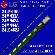BEST Backlight TV LG 24LN4100 24MN33A 24MN42A 24MN44A 24LB452A V236B1-LE1-TREF5 BEST