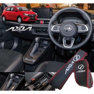 Perodua Axia (2023-2026) Gear Knob Handbrake Leather Cover Gear Cover New Axia
