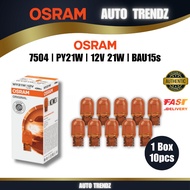 OSRAM Original 7504 | Halogen Bulb | WY21W 12V WX3x16d | 100% Original | Auto Trendz
