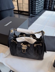 Chanel 25 Bag mini 荔枝皮 黑金