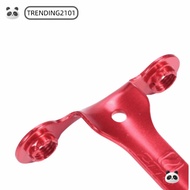 TRENDING CO2 Cartridge Holder, Aluminum Alloy Red Bicycle CO2 Cartridge Mount, Durable Lightweight I