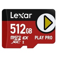 LEXAR - Switch 2 PLAY PRO microSDXC | SDXC micro SD | XC Express micro SD Memory Card 快速記憶卡 (512GB)