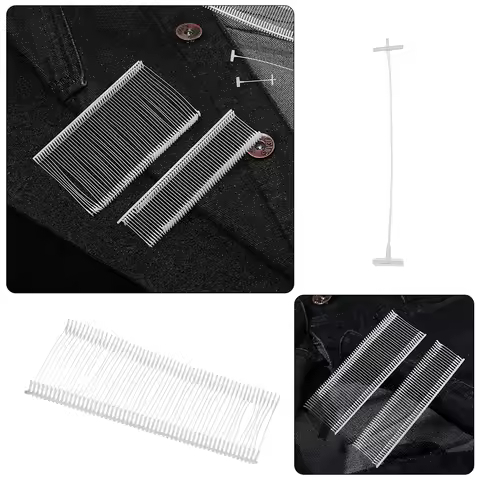 5000Pcs Plastic Multi Size Hangtag Clothing Label Standard Tagging Fasteners Thick Glue Needle Price