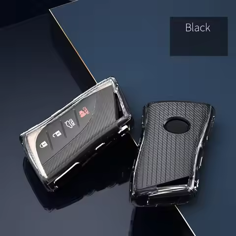 Carbon style TPU Key Cover Key Case For Lexus ES300h ES350 ES200 ES260 LS350 LS500h 2018 2019 2020 F