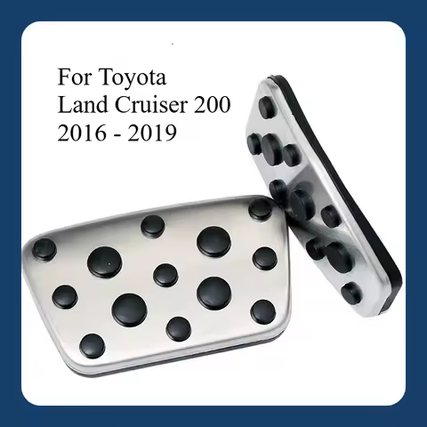 Car Pedal For Toyota Land Cruiser 200 LC200 2016 - 2019 Footrest Gas Brake Accelerator Pedal Cover P