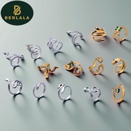 Berlala Bold SnakeShaped Statement Rings Styles Unisex Fashion