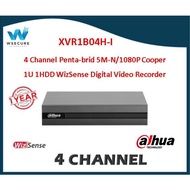 Dahua 4 Channel Penta-brid 5M-N/1080P Cooper WizSense Digital Video Recorder - XVR1B04H-I