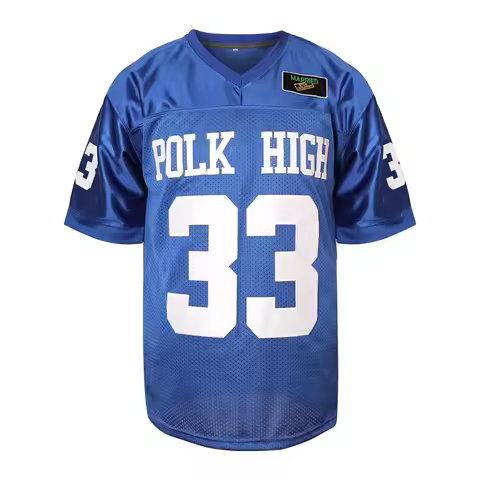 POLK HIGH #33 BUNDY Football Jersey Mens Outdoor American Clothing Soccer Tops Married With Children