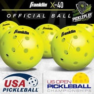 Franklin Sports X-40 Outdoor Pickleball - 10pcs per Pack (X40)