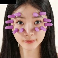 AUBREY1 8/12Pcs Mini Cupping Cups, Portable Anti Wrinkle Silicone Facial Suction Cups, Vacuum Suctio