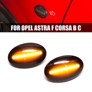 2Pcs LED dynamic turn signal light side marker light for Opel Combo C B Tigra A Astra F Meriva A Cor