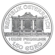2014 Austrian Philharmonic 1 oz .999 Silver Coin BU 1oz