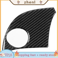 Zhenl car side mirror guard Car Mirror Engine Start Button Panel Cover Carbon Fiber Trim Sticker Fit for Prius 2012‑2015 RHD