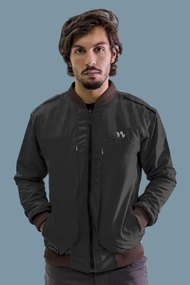 Jaket Bomber Bolak Balik Multifungsi HELIO Coklat - Iwearzule - M, Hitam