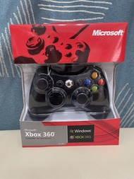 Microsoft Xbox 360 黑色 有線手柄