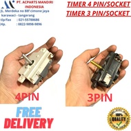 MESIN Socket/pin washing machine Timer - 3 pin by Fusion part