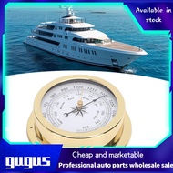 gugushop Sorandy 4.7 Inch Brass Barometer  Accurate Air Pressure Measurement with White Dial and Zin