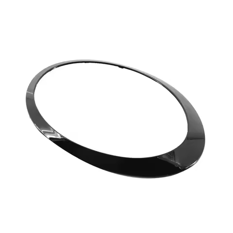 New Arrival 2PCS Headlight Trim Ring Decor Black ABS For 2014-2019 MINI Cooper S F55 F56 F57