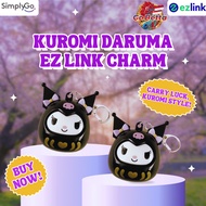 Kuromi Daruma SimplyGo EZ-Link Charm | Cute & Cool Sanrio Accessory | Collectible Charm | Fan | Coll