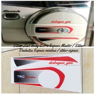 Rush Terios spare tire list sticker, spare tire cover,/ trd Rush sticker, Terios spare tire sticker