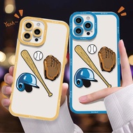 Transparent Tpu SILICONE Soft Case baseball For Realme C53 C75 C55 C2 C15 A1K C35 5i C51 C33 A76 C3 