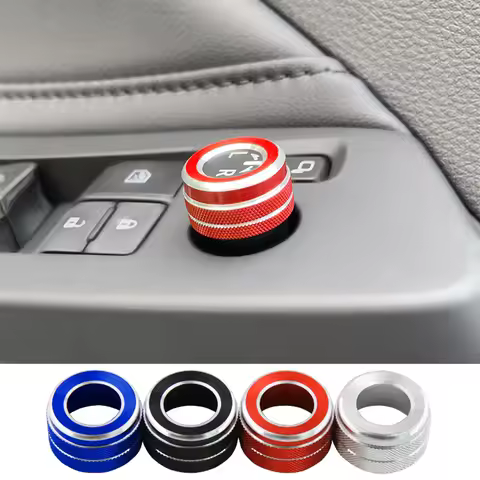 Car Rearview Mirror Control Switch Decoration Rings For Toyota Alphard Vellfire Mirai Sienta Fortune