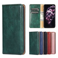 Case Cover For Huawei Y5 Y6 Y7 Y9 Pro Prime 2019 2018 Y6s Y9s Y8S Y5P Y6P Y8P 2020 Y9A Y7A Case Wallet Magnetic Card Genuine Real Leather Phone Case