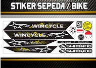 COD / STICKER DECAL ALL SEPEDAH WIM VARIASI BIKE STIKER POLET ALL SEPEDA STRIPING WIM-CYCLE