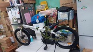 (需預定)全新正品Auldey雙鑽20吋摺疊單車,快拆座通，頭尾碟煞，好踩，單速，精工裝嵌，附有頭籃，氣泵，水壺架，單車鎖，全新車免維修，可預約到實體店試車，售價$650[深水埗交收],有意可以wts