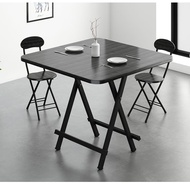 Foldable Dining Table Square Table Small Folding Table