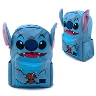 美國 迪士尼 Loungefly 正版 星際寶貝 史迪奇 Stitch 立體 帆布 後背包 背包