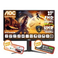 AOC 27" 4K UHD Fast IPS Mini-LED 1152 Zone 雙模式 (4K 160Hz ↔ FHD 320Hz) 電競顯示器 U27G4XM