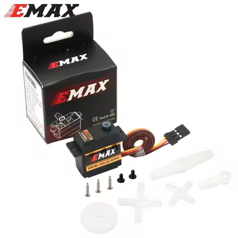 Emax ES09MA 4.8-6.0V Metal Gear Analog Swash Servo Compatible With Futaba JR For 450 Helicopter Tail