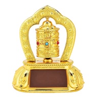 Solar Energy Prayer Wheel, Car Prayer Wheel Solar Energy Power Tibetan Buddhist Prayer Wheel Car Dec