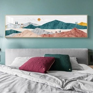 Morandi Nordic Abstract Creative Landscape Painting Bedroom Living Room Decoration