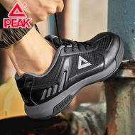 PEAK LR02215 Safety Shoes Men Women Trendy Work Boots Leather Lightweight High Cut Steel Toe Caps