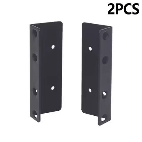 Hard Disk Video Recorder Hanging Headphone Rack Ears Bolts Rack Mount Bracket Kit For 1U/1.5U/2U NVR