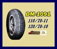 "DURO" TIRE MODEL DM-1091 (110/70-11) (120/70-10) // ยางนอกรถมอเตอร์ไซค์วิบาก ยี่ห้อ DURO รุ่น DM-1091 ขนาด ขอบ10 ขอบ11 สินค้าคุณภาพดี